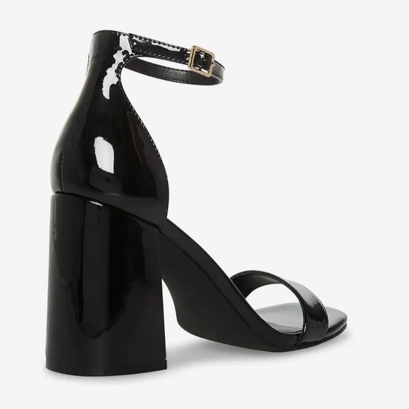 Madden Girl Womens Star Block Heel Sandals Black NEW size 6 - Picture 2 of 7